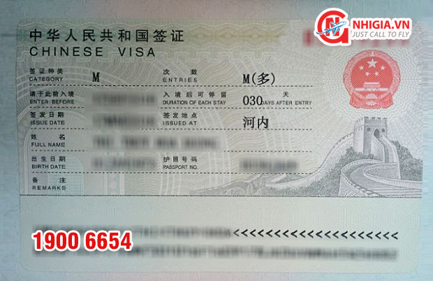 Dịch vụ xin visa công tác Trung Quốc, thương mại Trung Quốc