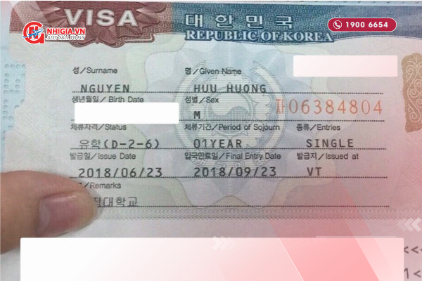 visa D2 hàn quốc