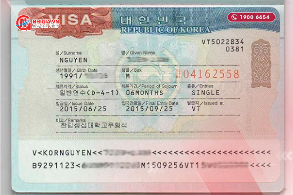 visa D4 hàn quốc