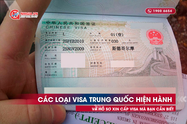 Các loại visa Trung Quốc hiện hành và hồ sơ xin cấp visa mà bạn cần biết