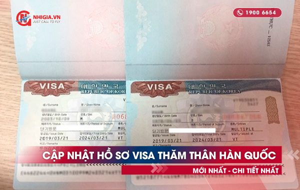 Cập nhật hồ sơ visa thăm thân Hàn Quốc (F-1-5) mới nhất 2022