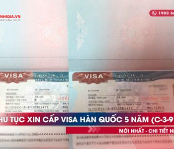 Thủ tục xin cấp visa Hàn Quốc 5 năm Đại Đô Thị (C-3-91) chi tiết nhất